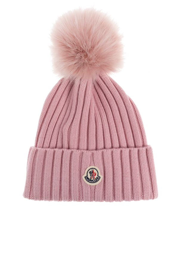 Beanie with pompom od Moncler
