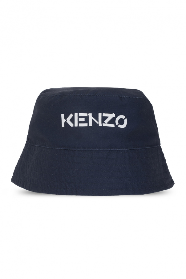 Kenzo Kids Reversible bucket Yellow hat