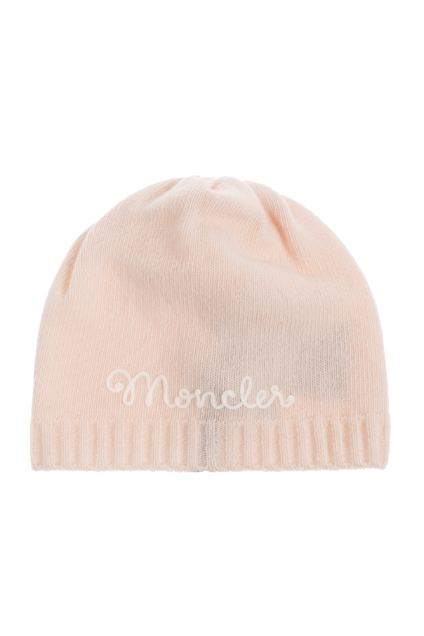 Wool beanie with embroidered logo od Moncler Enfant