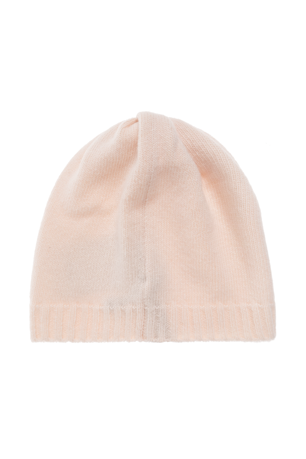 Moncler Enfant Wełniana czapka z wyszytym logo