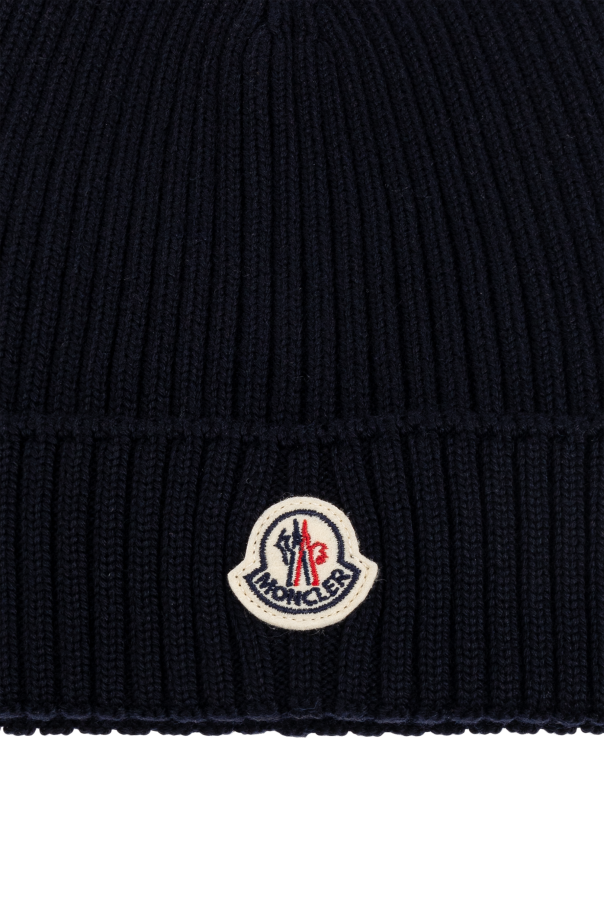 Moncler Enfant Gorra con parche con logo