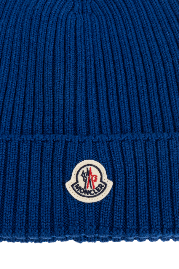 Moncler Enfant Gorra con parche con logo