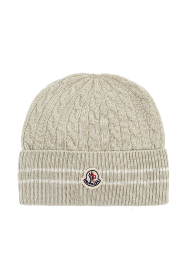 Cap with logo patch od Moncler Enfant