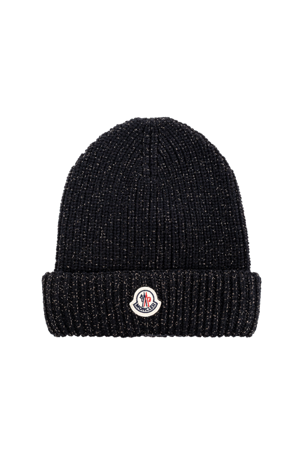 Wool hat with Lurex thread od Moncler Enfant