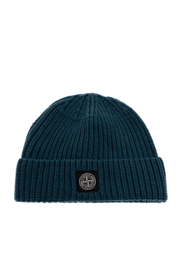 Wool beanie with logo patch od Stone Island