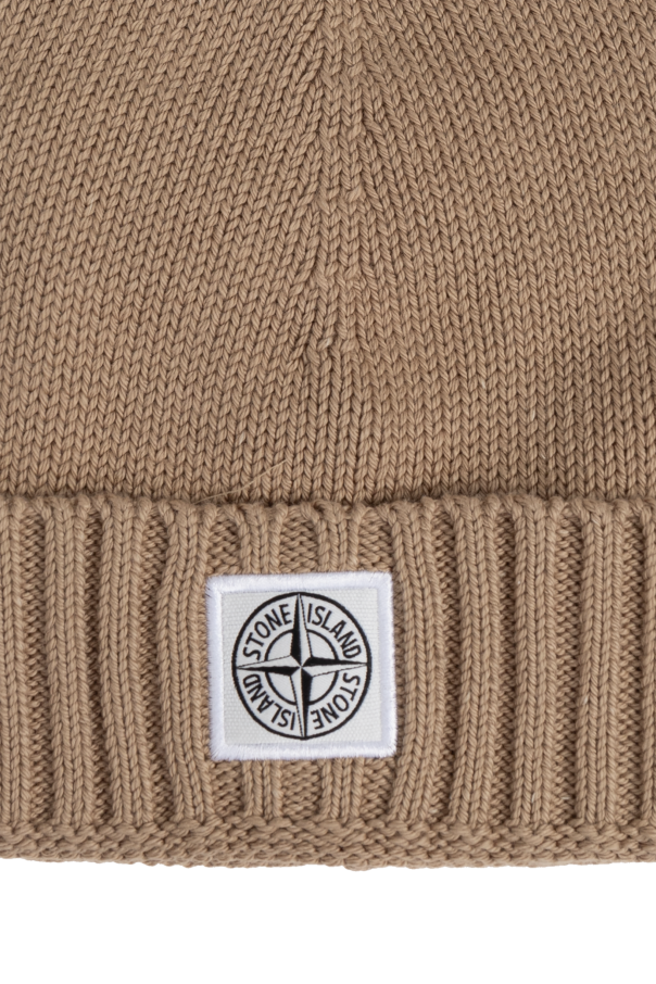 Stone Island Junior Cap with logo patch