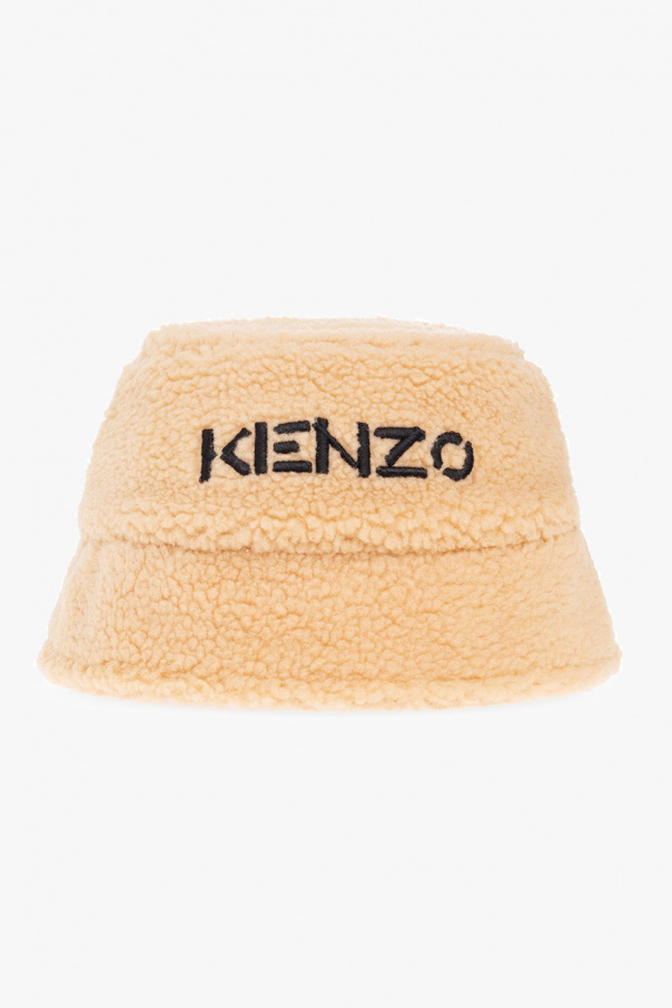 Kenzo Kids Faux fur bucket hat