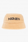 Kenzo Kids beige Faux fur bucket hat