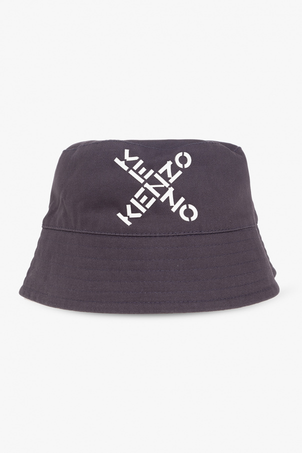 Kenzo Kids Cotton bucket alera hat