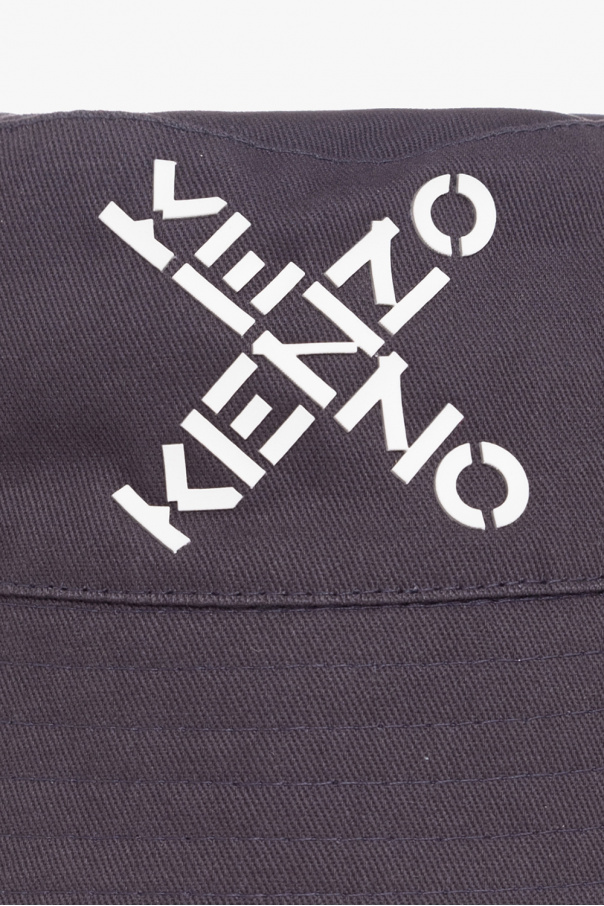 Kenzo Kids cap trussardi baseball hat logo 57z00181 black