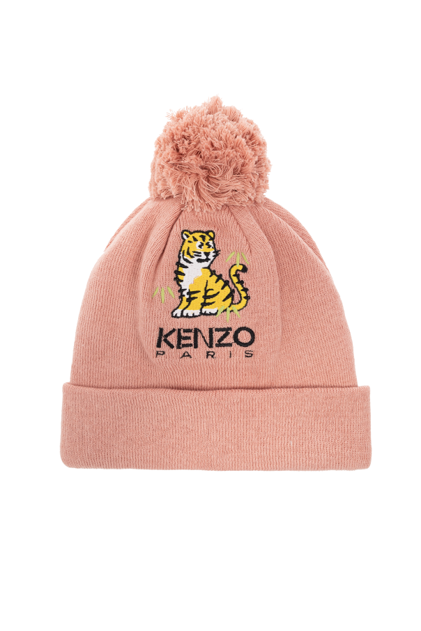 Kenzo Kids Girls Pink Trapper Hat