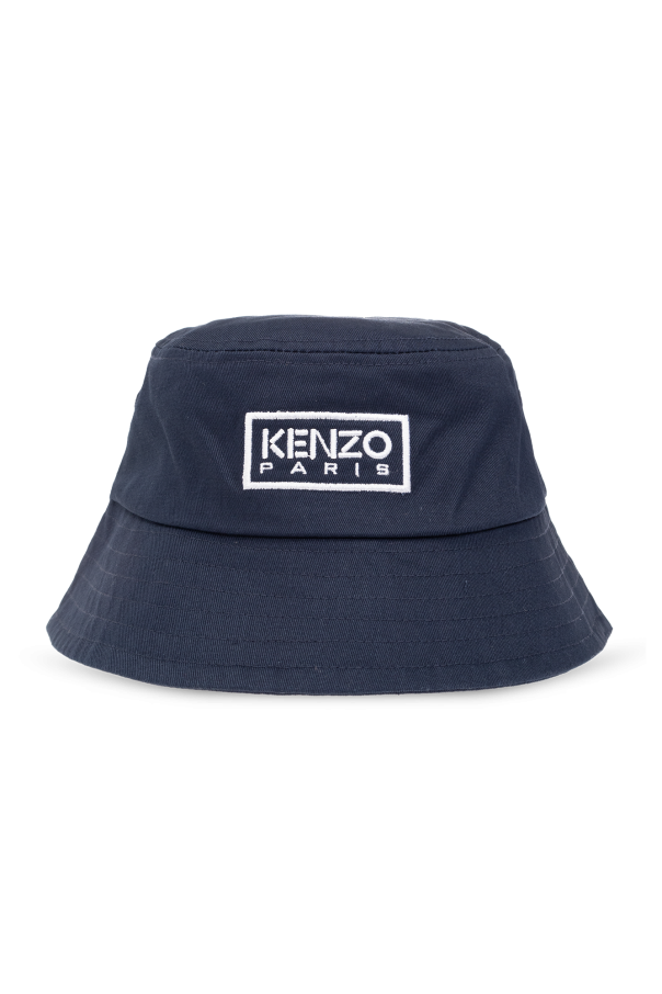 Kenzo Kids Miki House floral-print ribbon-trim sun hat