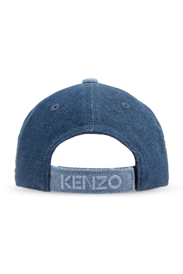 Kenzo Kids faux-fur embroidered hat