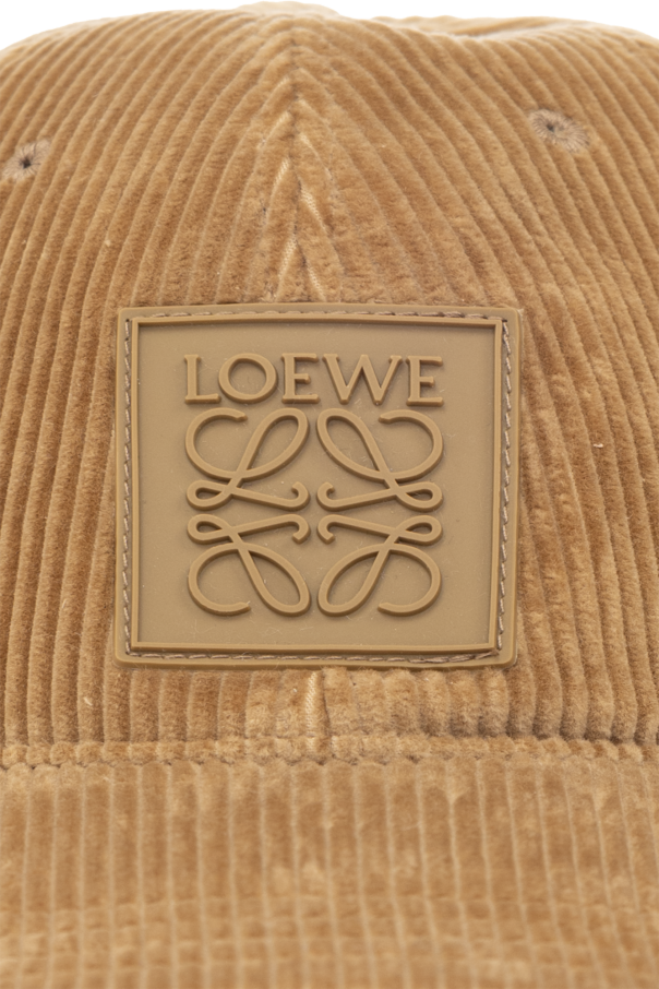 Loewe Sztruksowa czapka z logo