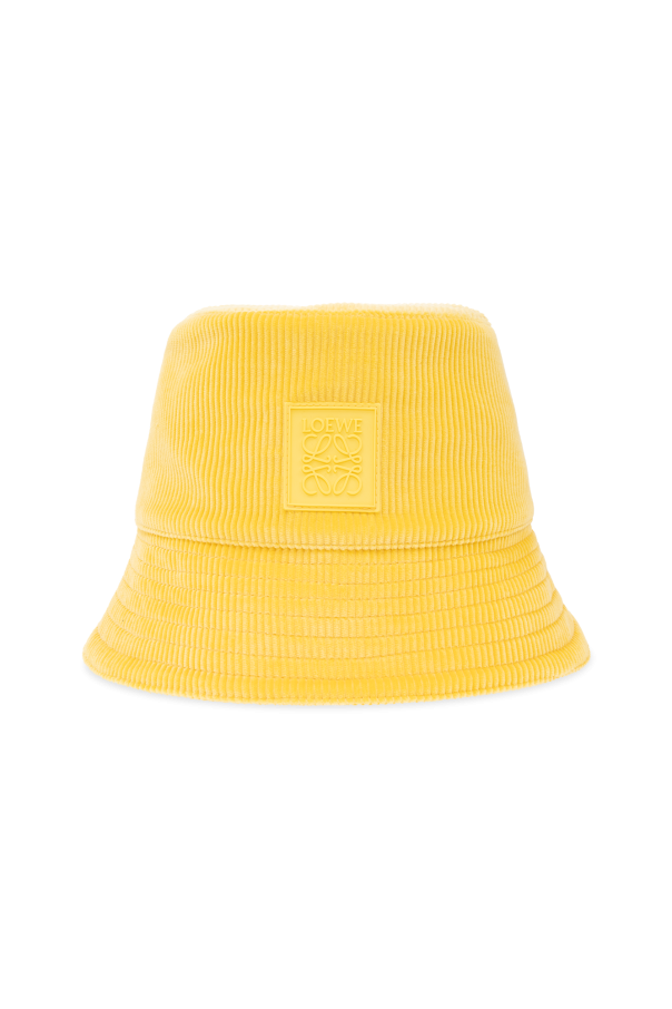 Loewe Sztruksowy kapelusz z logo