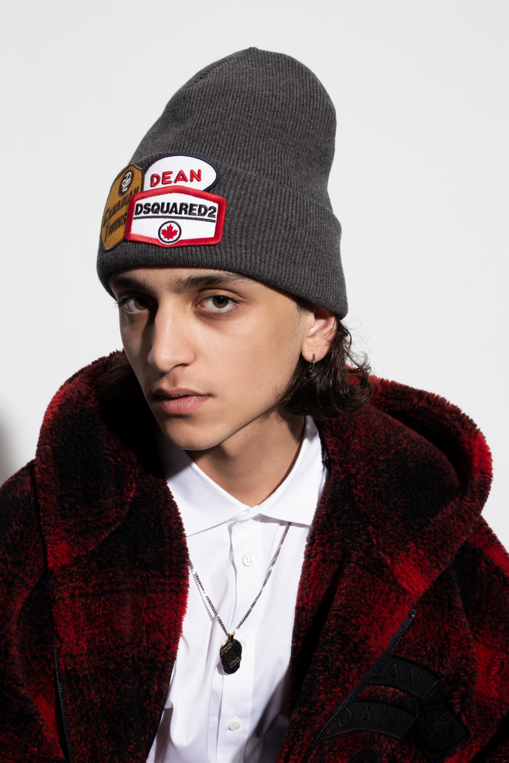 Dsquared2 Wool hat with logo