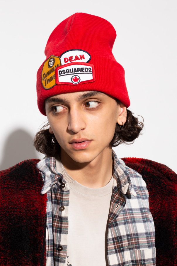 Dsquared2 Wool hat with logo