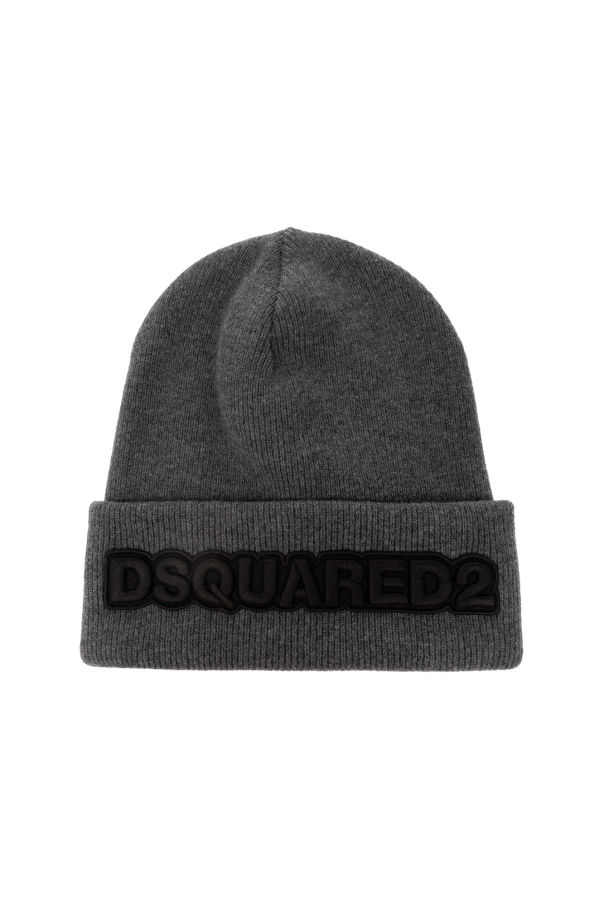 Dsquared2 Wełniana czapka z logo