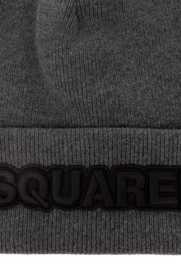 Dsquared2 Wełniana czapka z logo