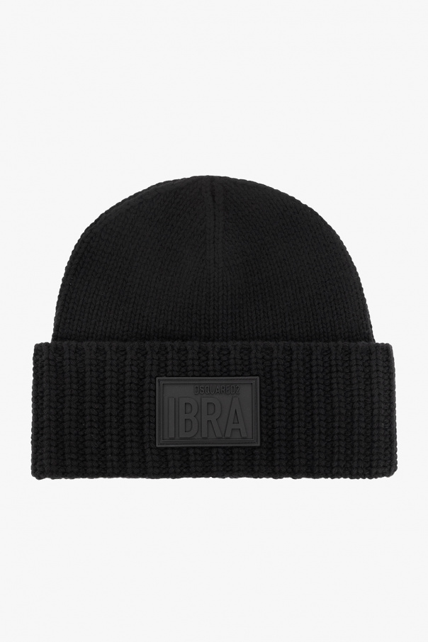 Dsquared2 ‘Ibra Black On Black’ collection beanie