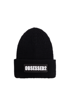 Wool beanie with logo