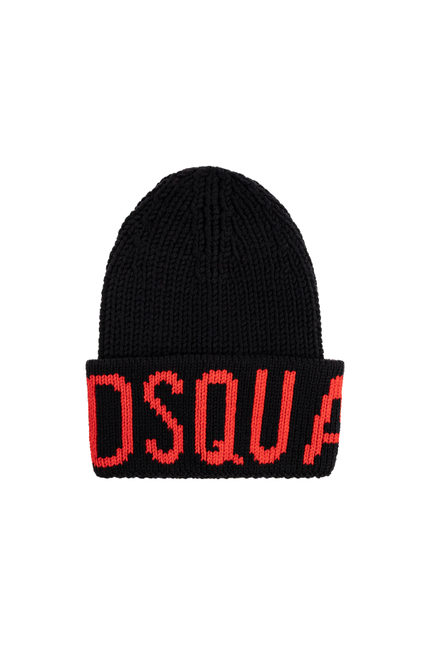 Wool beanie with logo od Dsquared2