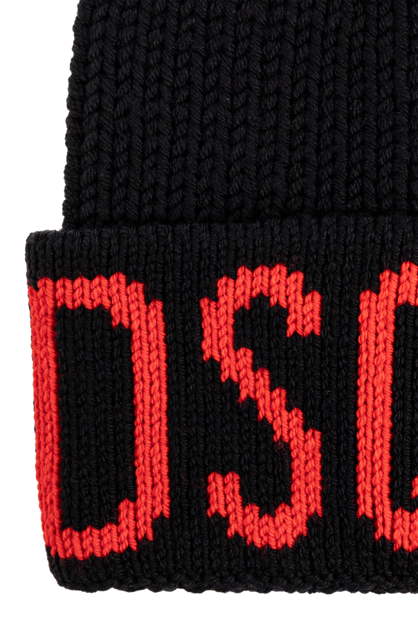 Dsquared2 Wool beanie with logo