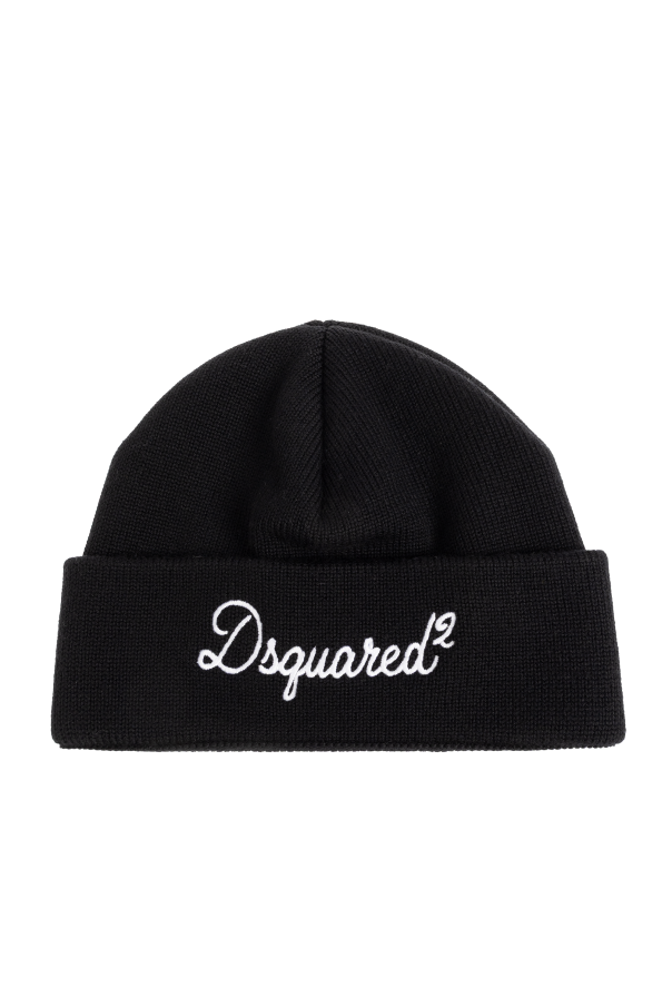 Wool beanie with embroidered logo od Dsquared2