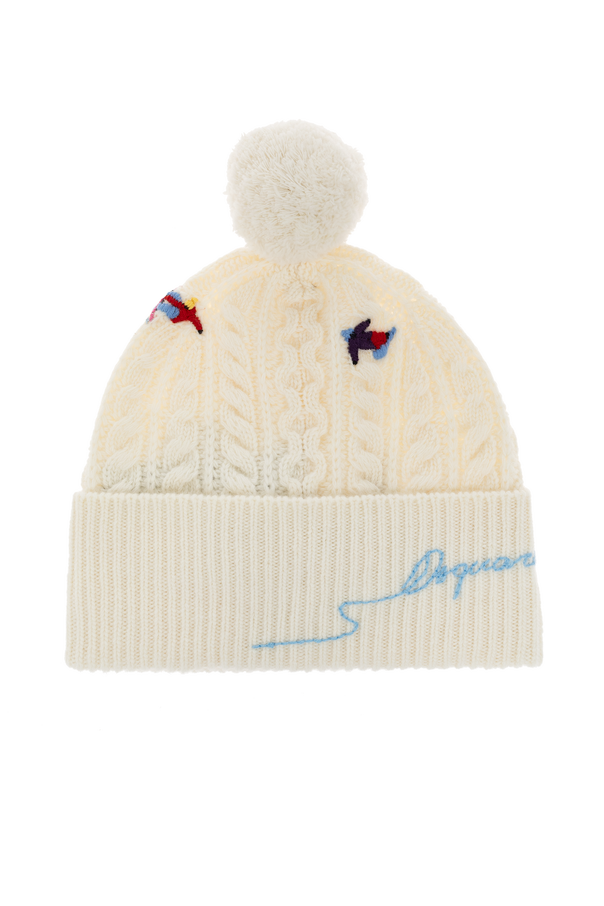 Wool beanie with logo od Dsquared2