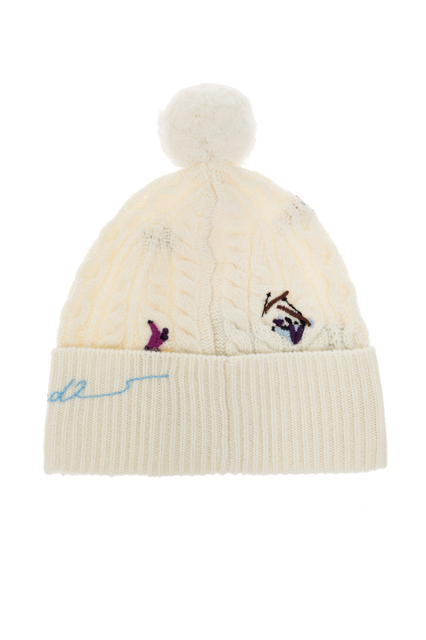 Dsquared2 Wool beanie with logo