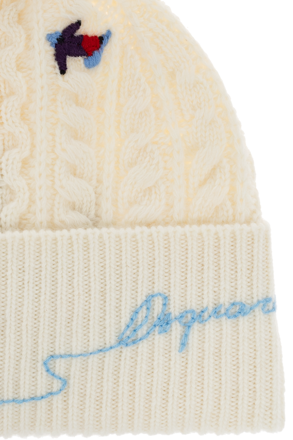 Dsquared2 Wool beanie with logo