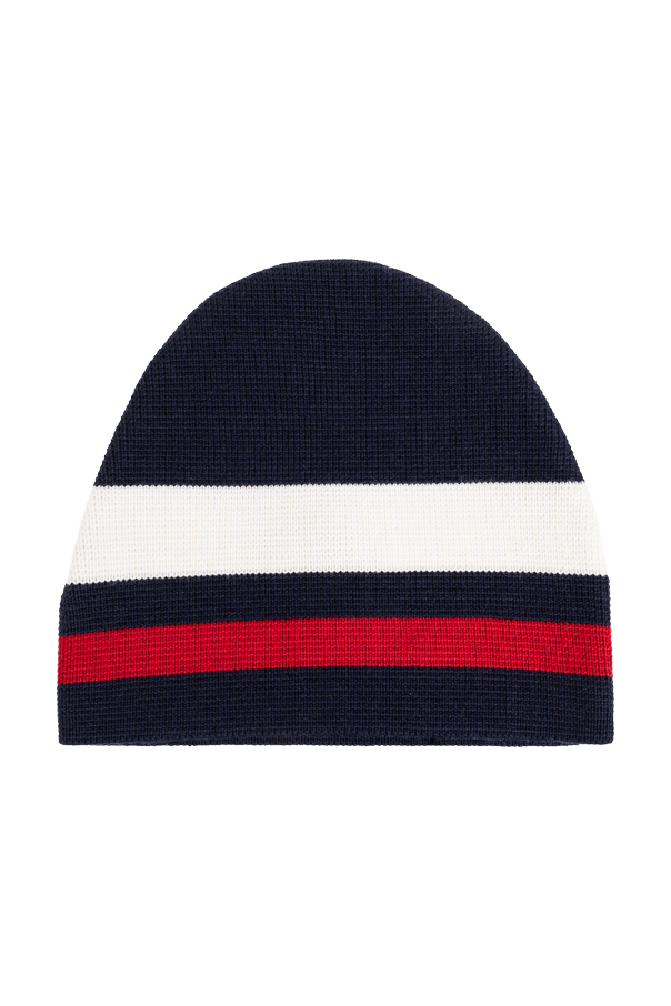 Dsquared2 Gorro de lana con logo cosido