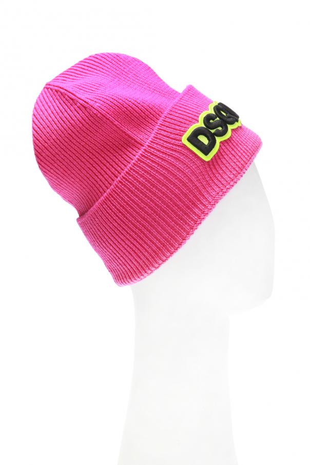 Dsquared2 Ribbed hat with logo