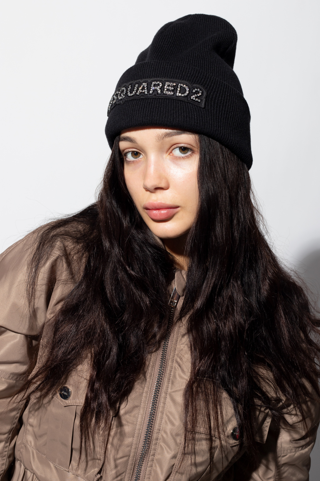 Dsquared2 Wool hat with logo