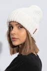 Dsquared2 cream Pom pom hat
