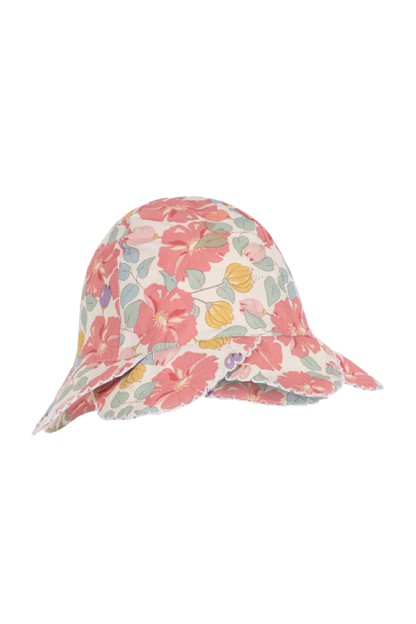 Konges Sløjd Hat with floral motif
