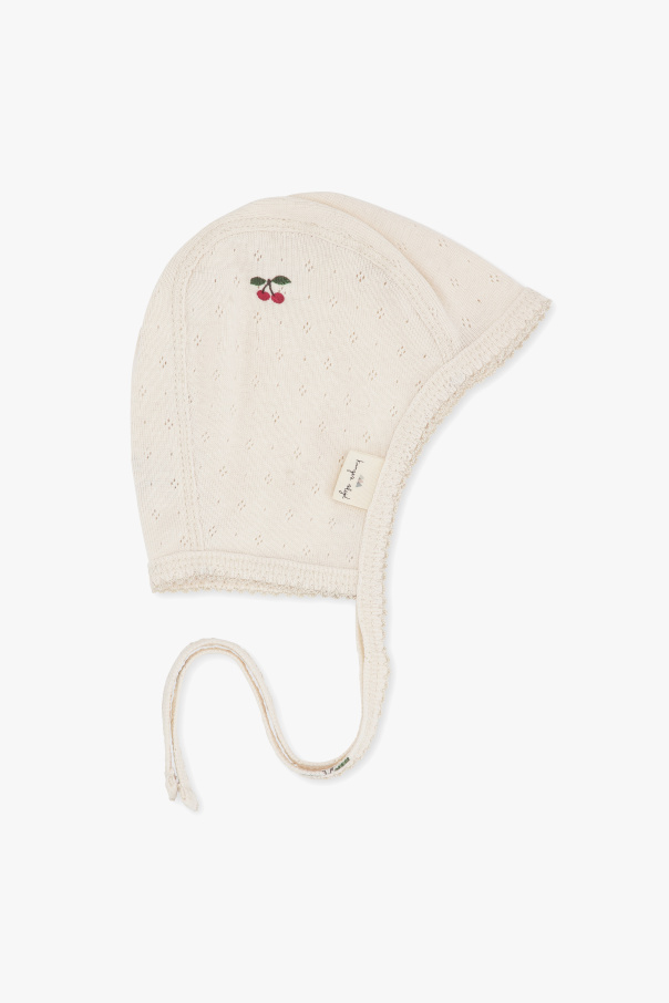 Konges Sløjd Baby hat with cherry motif