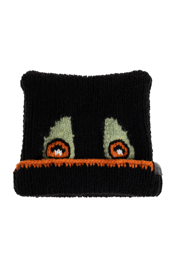 Wool beanie with logo od Loewe