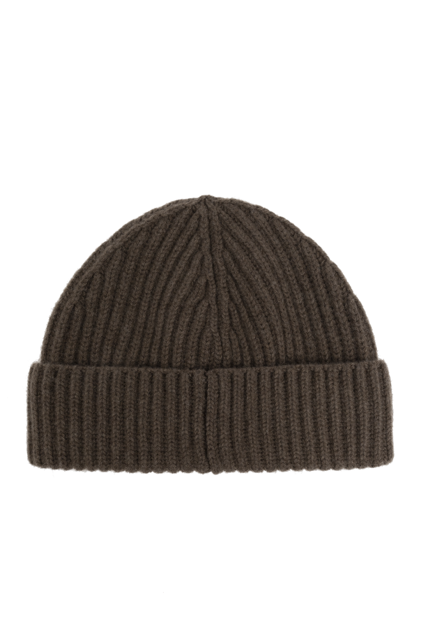 Loewe Cashmere hat with logo patch