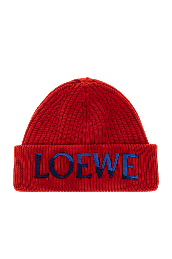 Wool Beanie Hat with Logo od Loewe