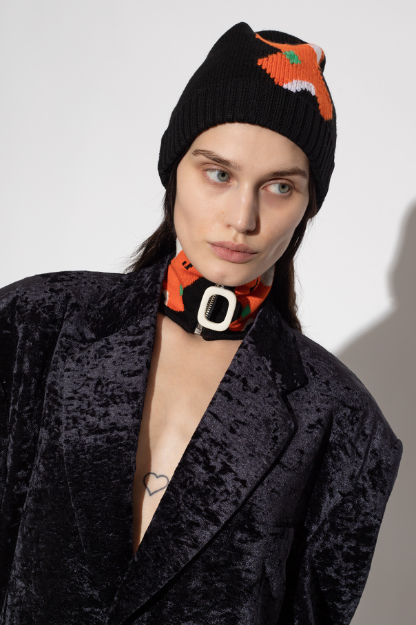 JW Anderson Beanie with animal motif
