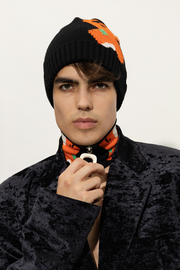 JW Anderson Beanie with pro motif