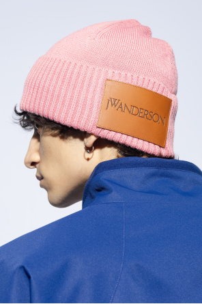 JW Anderson Wełniana czapka z logo