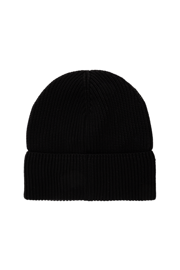 Moncler cap with logo patch