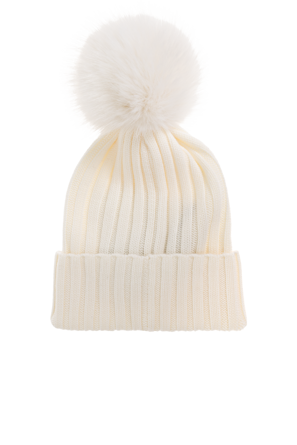 Moncler Gorro de lana con pompón