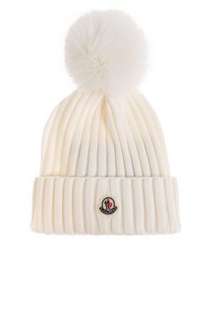 Gorro de lana con pompón od Moncler