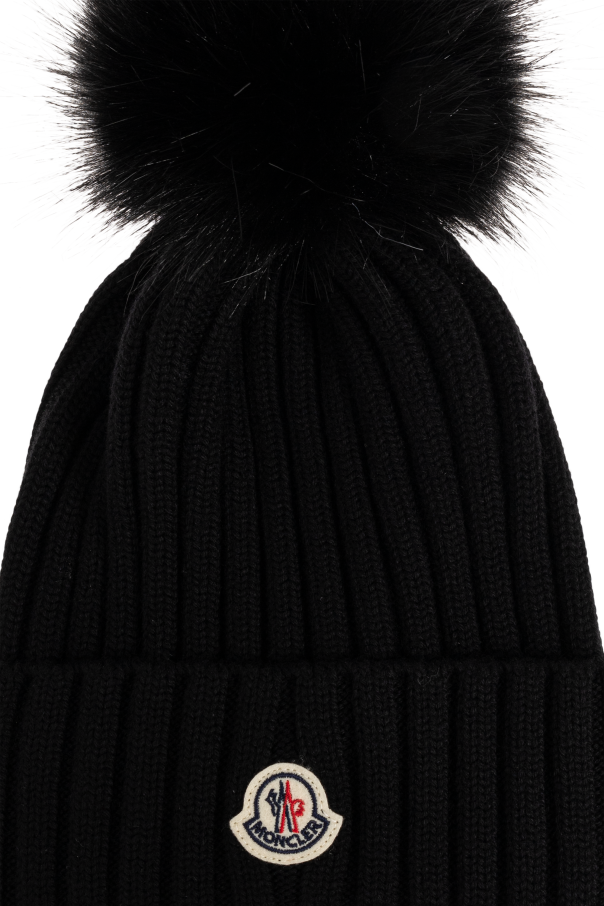 Moncler Wollmütze mit Bommel