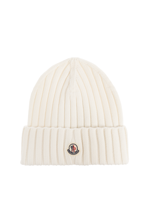 Wool beanie with logo od Moncler
