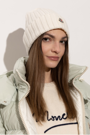 Gorro de lana con logo od Moncler