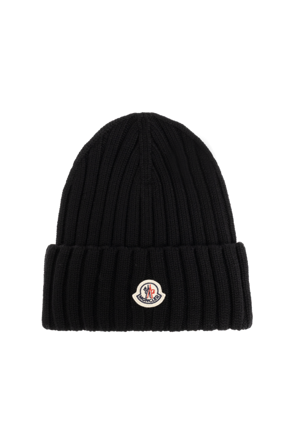 Wool beanie with logo od Moncler